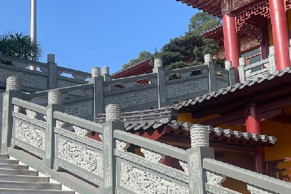 六盘水市大连园林景观花岗岩栏杆定制解决方案一